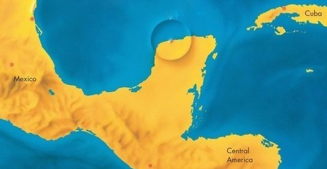 The Chicxulub Crater.